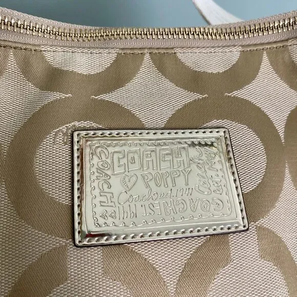 Coach Poppy Jazzy Bag Purse Signature C Canvas Graffiti Shoulder Crossbody 15311 - Picture 4 of 16